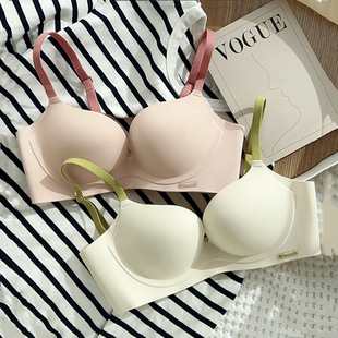 维多利亚 文胸 密林无痕内衣小胸聚拢显大收副乳防下垂少女士薄款