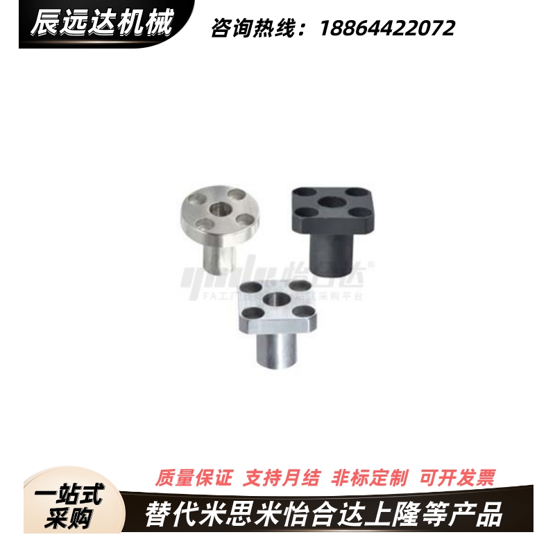 双切边法兰直线运动轴承中型电镀防锈LHFCD6 8 10 12 13 16 20 25