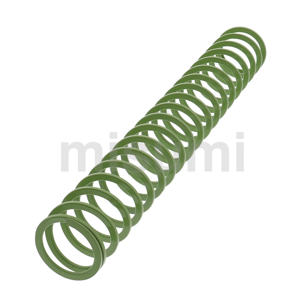 SWY淡绿色模具弹簧YSWY矩形弹簧浅绿色扁弹簧D20.5 24.5 30 37 42