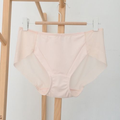 满59包邮韩单纯元百搭肉粉丝滑亲肤透气防走光包臀无痕女中腰内裤