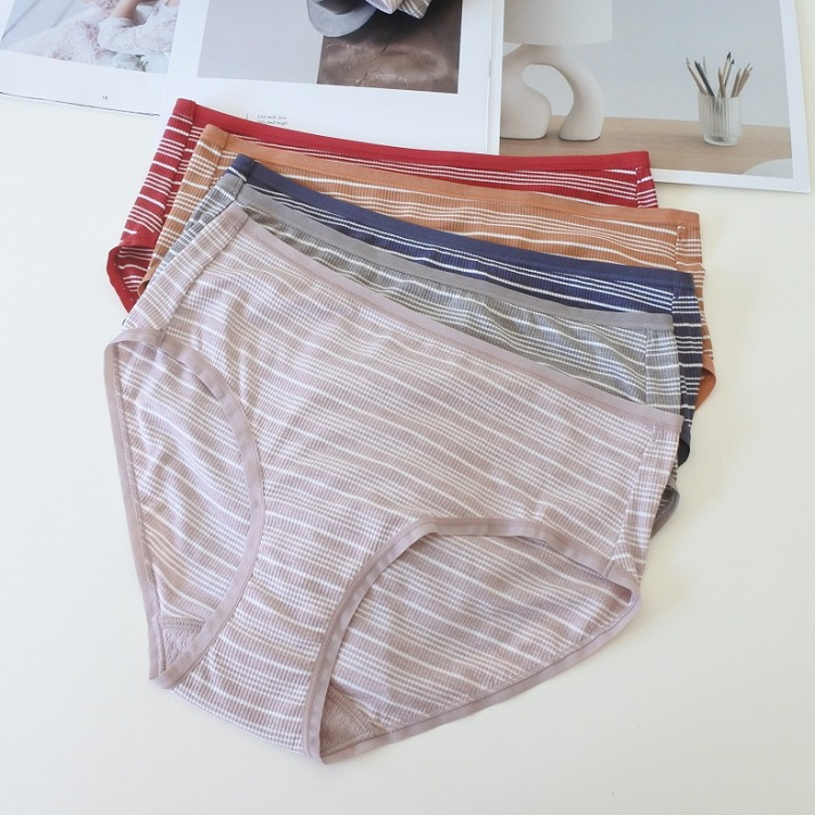 满59包邮韩单经典高端纯元再生纤维素纤维中高包臀小无痕边三角裤