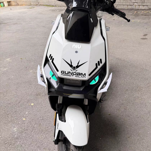 适用小牛FXT/FX电动车头恶魔眼睛贴纸装饰定风翼配件改装车贴拉花