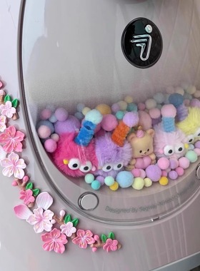 适用九号Q3 85C/80C/Qz3mix车头太空舱小毛绒球装饰饰品配件创意