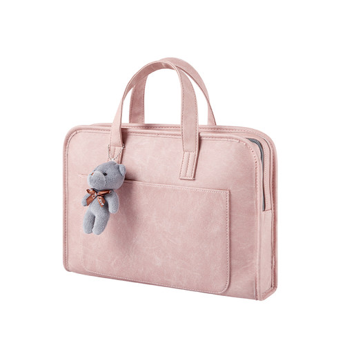 商务办公手提公文包苹果简约