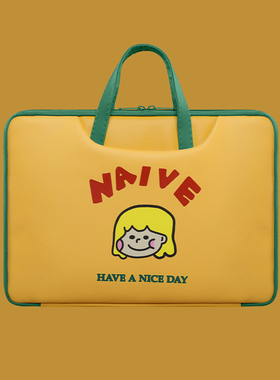 手提电脑包适用女华为matebook13.3寸苹果pro13.3华为15 6联想华硕mac16寸笔记本电脑包轻便时尚ins风保护套