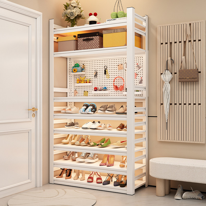 家用钢制鞋架门口多层落地置物架铁艺简易收纳层架玄关入户门后鞋,住宅家具,儿童鞋架,淘宝优惠券,粉丝福利购,淘宝优惠卷