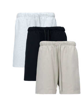 MVAKSTUDIO2024夏季新款纯色美式街头休闲短裤男松紧腰运动五分裤