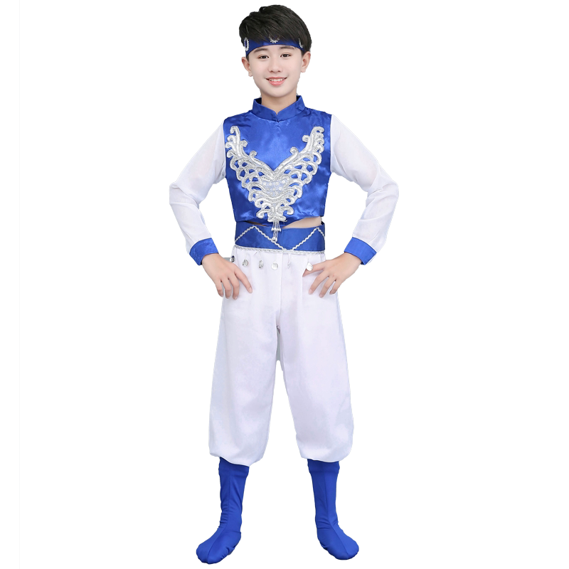 六一儿童蒙古服蒙族舞蹈演出服装马蹄哒哒吉祥舞草原小骏马筷子舞