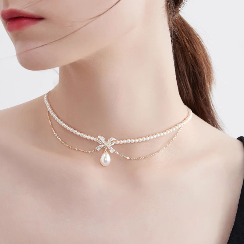 s尚美伯爵双层蝴蝶结母贝