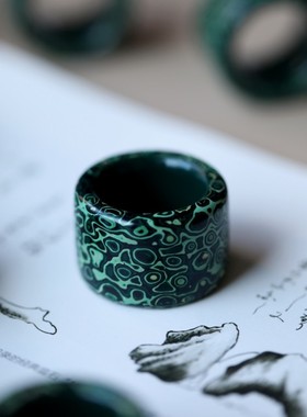 大漆【碧】扳指复古手工