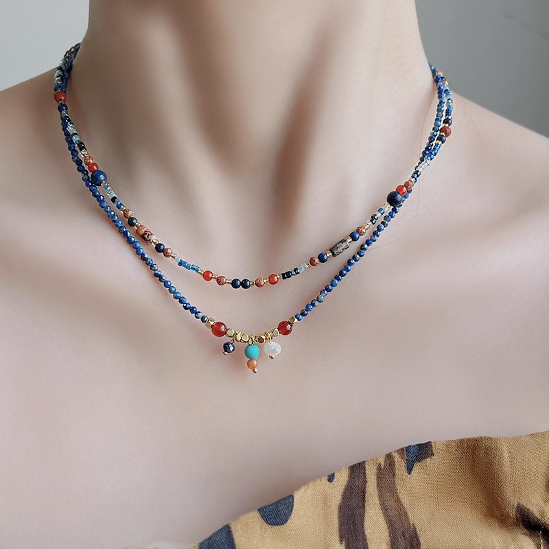 s尚美伯爵复古青金石串珠