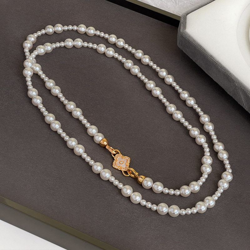 s尚美伯爵长款珍珠项链配