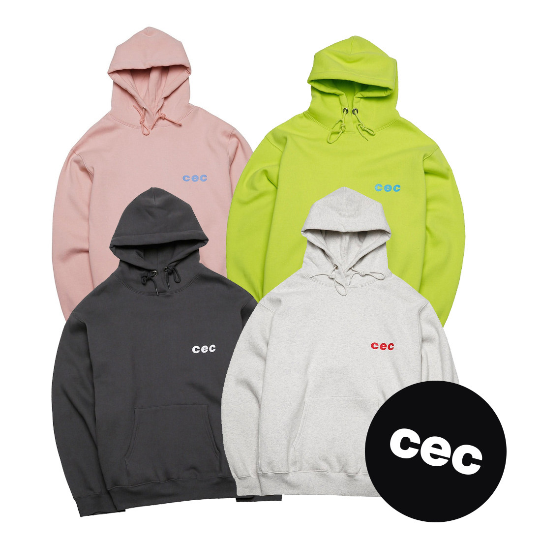 chancechance cec hoody-t 2020新款基础logo连帽卫衣帽衫男女