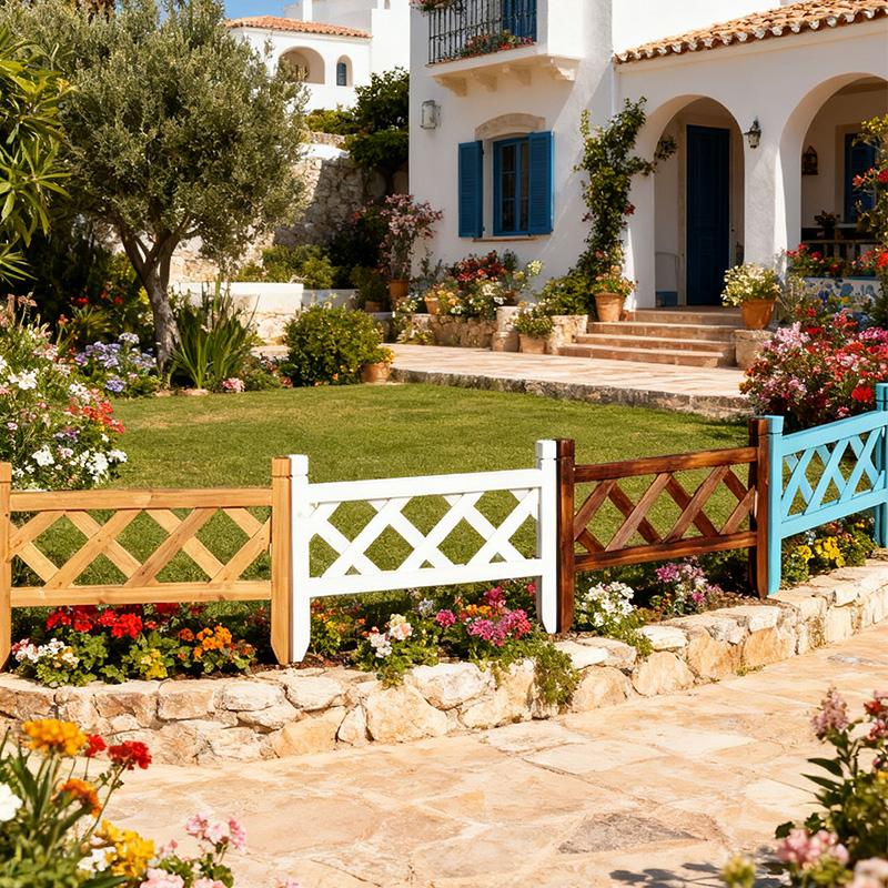 防腐木栅栏装饰户外庭院