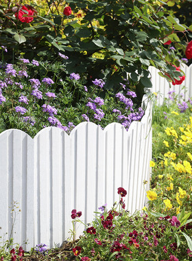 防腐木质庭院花坛围栏阳台矮栅栏户外花园草坪小篱笆农村菜园护栏