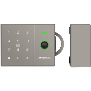 玻璃门指纹锁密码锁双开门免打孔推拉门办公室智能锁平移门电子锁