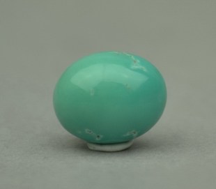 松石苑  原矿绿松石戒面 戒指 镶嵌（0.7克）