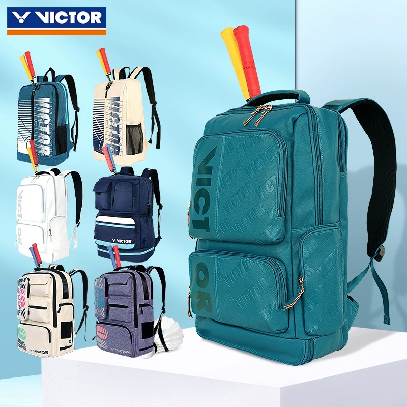 胜利羽毛球拍包双肩包