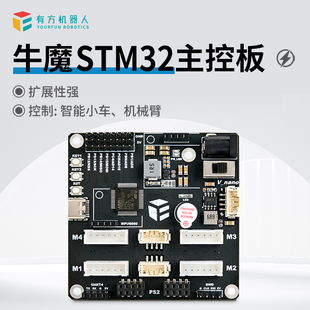 STM32F103开发板 控制闭环电机 全开源单片机 电赛 麦轮智能小车