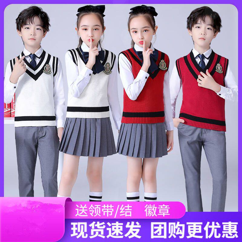 中小学生大合唱服装合唱团诗歌朗诵服儿童演出服歌咏比赛校服男女