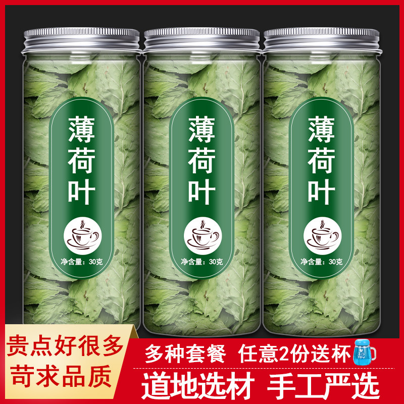 新鲜食用可磨东西特级清凉薄荷叶图片