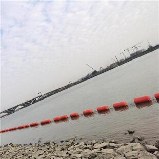 海产养殖水面拦截浮体 水下暗礁警示浮排 生活区河流垃圾拦污浮桶