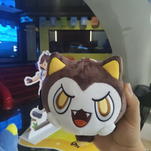 洛克王国恶魔叮毛绒钥匙扣小礼物