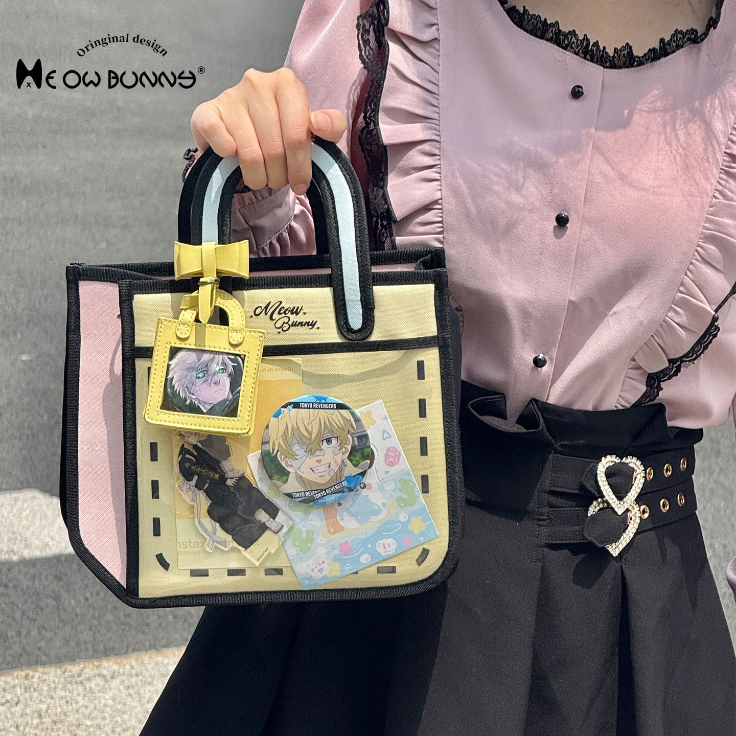 Meowbunny 少女风动漫周边包斜挎包通勤单肩包二次元手提包痛包
