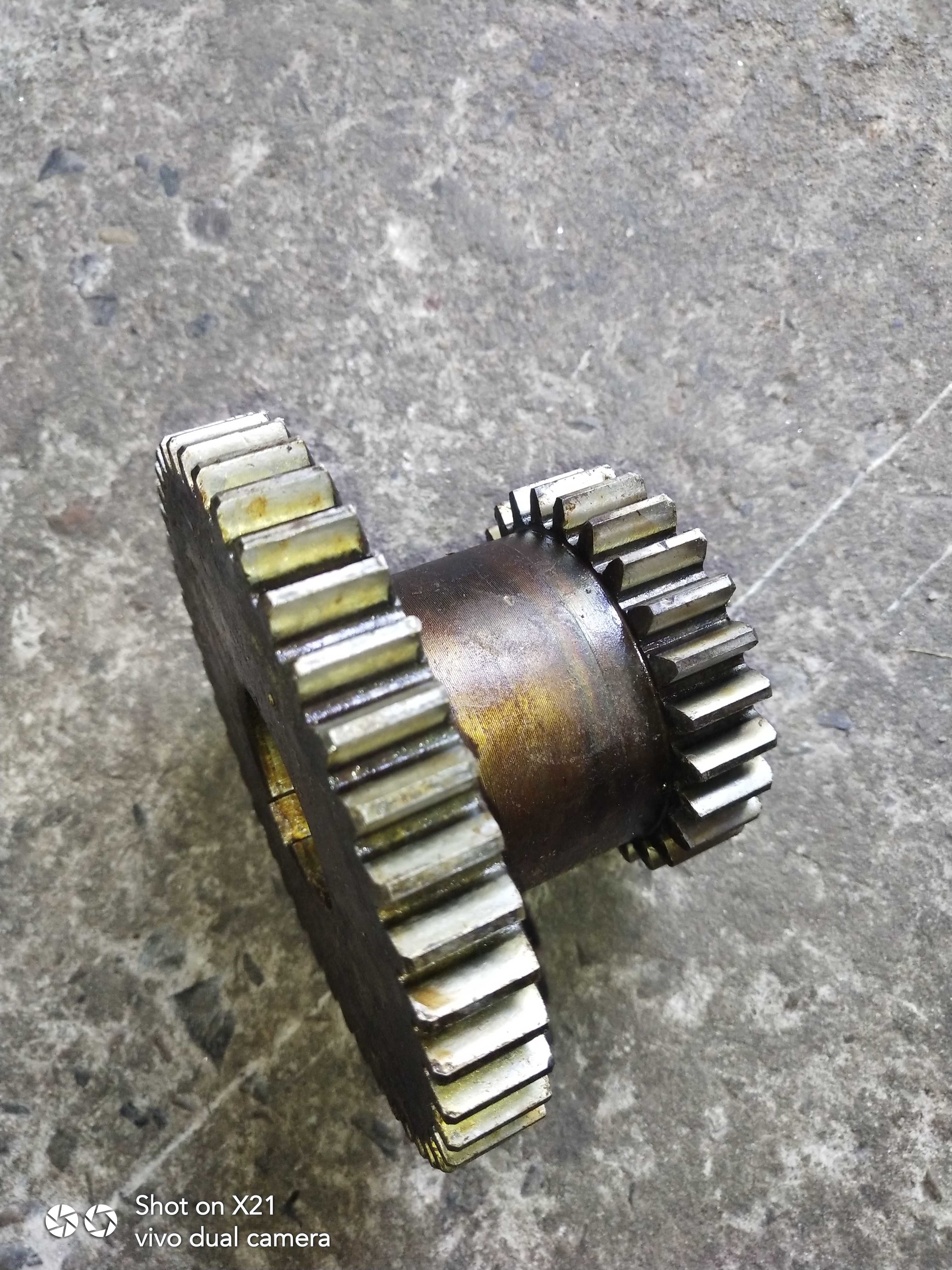 南京盐城机床厂C618/C6136A车床配件2067双联齿轮Z25/43模数3