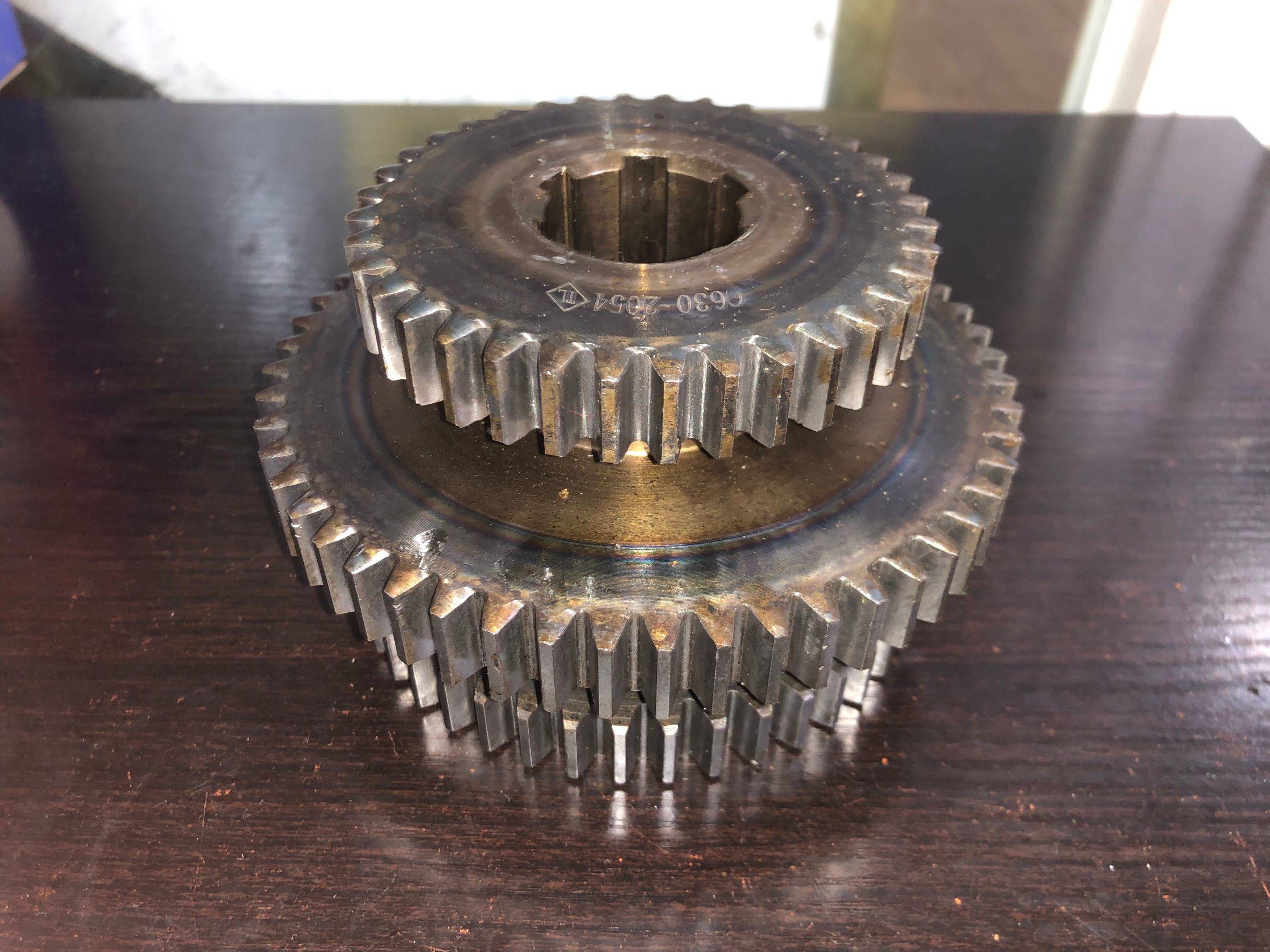 机床配件镇江 沈阳车床C630/CZ6163三联齿轮 Z=36/52/44内花键齿