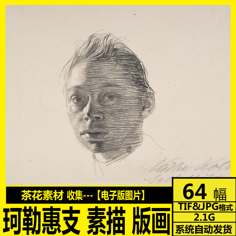 德国 凯绥 珂勒惠支 kaethe kollwitz 素描 版画画芯临摹绘画素材