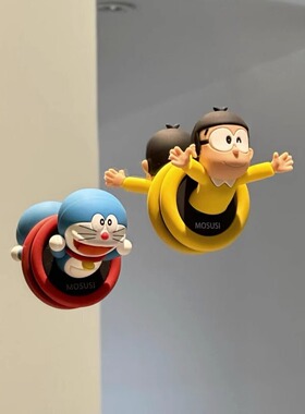 【新家的100个快递】哆啦a梦挂钩免打孔粘钩厨房浴室毛巾创意可爱