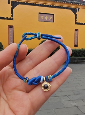 成都文殊院药师护佑手绳微雕投影药师佛成都文殊院街直发