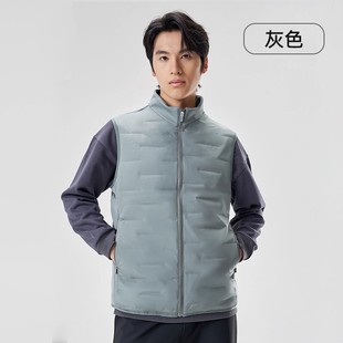 轻薄羽绒马甲男立领拉链保暖背心运动内搭坎肩 大潘专享