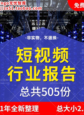 2021年短视频行业短视频机构平台研究报告分析调研产业趋势资料