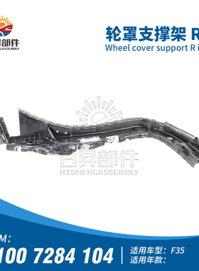 适用宝马3系F35 320I318I330I316I335I叶子板轮罩支架支撑内骨架