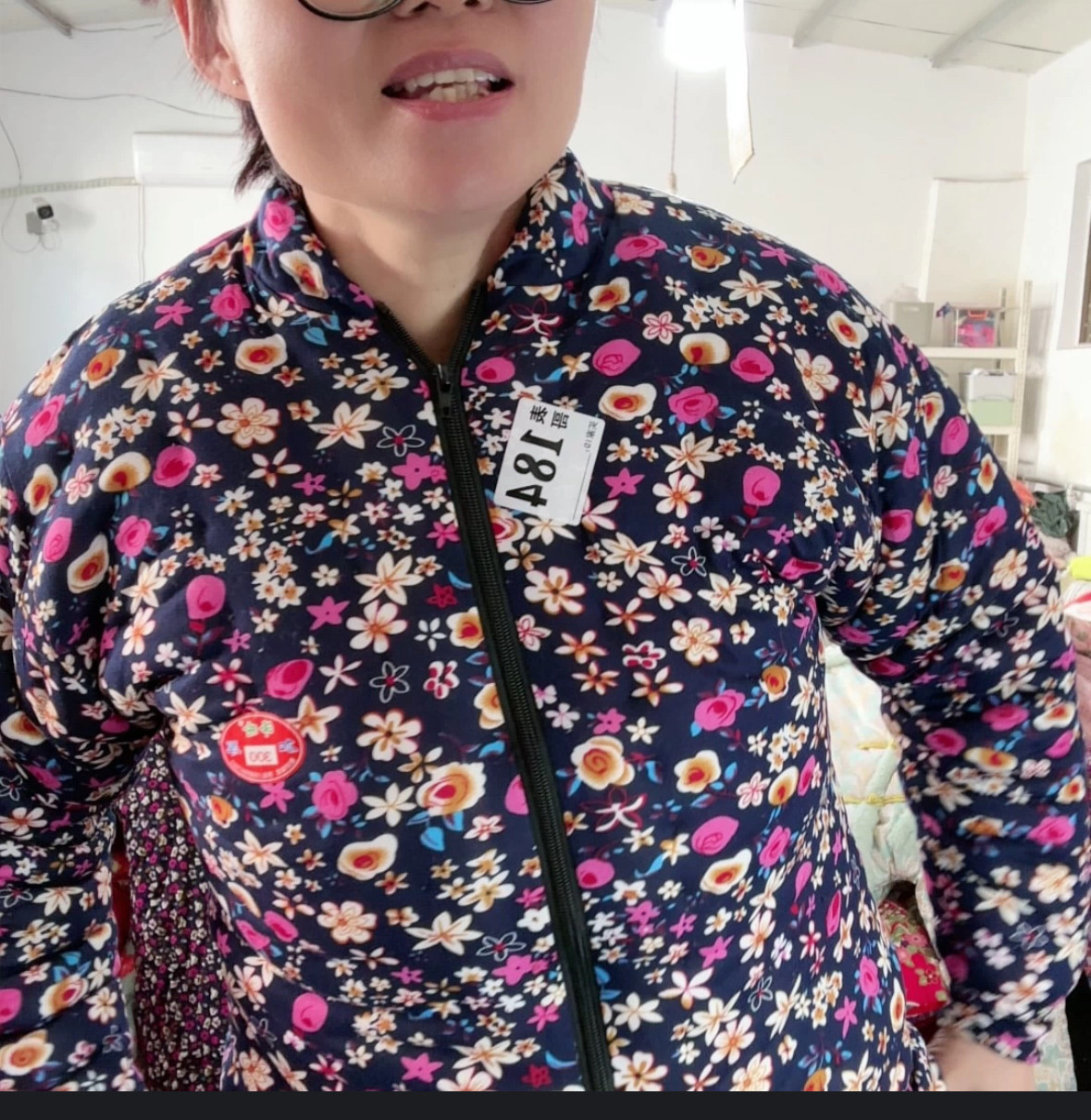 手工棉花棉袄老年人女冬装奶奶加厚老太太小碎花棉衣妈妈冬季保暖