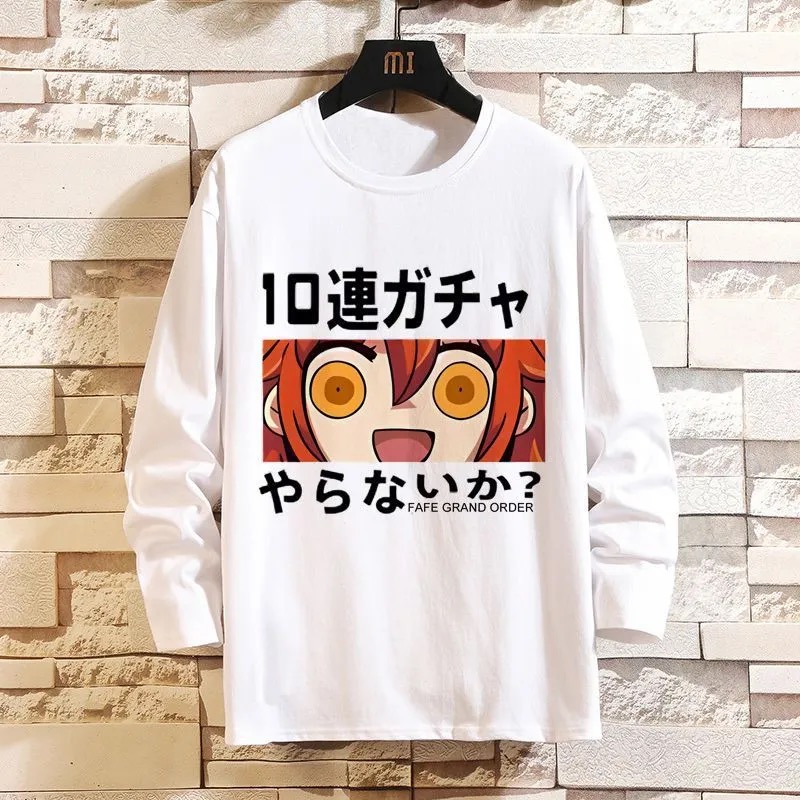 秋季长袖T恤动漫周边fate黑贞德吾王saber衣服fgo咕哒子二次元宽