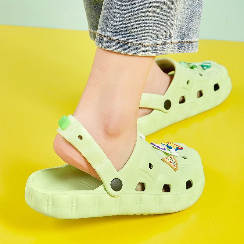 SUMMER EVA HOLE SHOES BEACH NON-SLIP TOE SHOES NURSE TO WORK WOMENS SHOES TWO BREATHABLE COUPLE SANDALS
