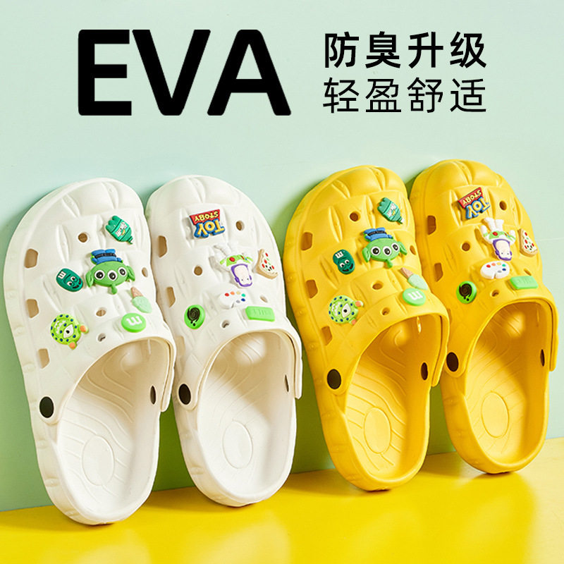 SUMMER EVA HOLE SHOES BEACH NON-SLIP TOE SHOES NURSE TO WORK WOMENS SHOES TWO BREATHABLE COUPLE SANDALS
