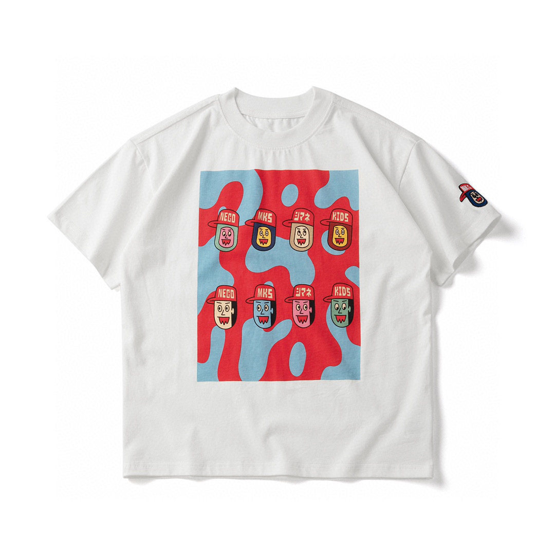 夏季童装男童男宝宝可爱刺绣半袖儿童彩色涂鸦宽松街舞短袖T恤潮,童装/婴儿装/亲子装,T恤,淘宝优惠券,粉丝福利购,淘宝优惠卷