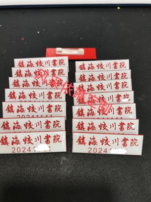 镇海蛟川书院镇海中学南浔台州嵊州分校各种滴胶校徽定制