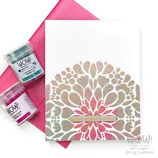 金属立体凸粉WOW英国进口金色银色夜光浮水印台热风枪浮雕粉