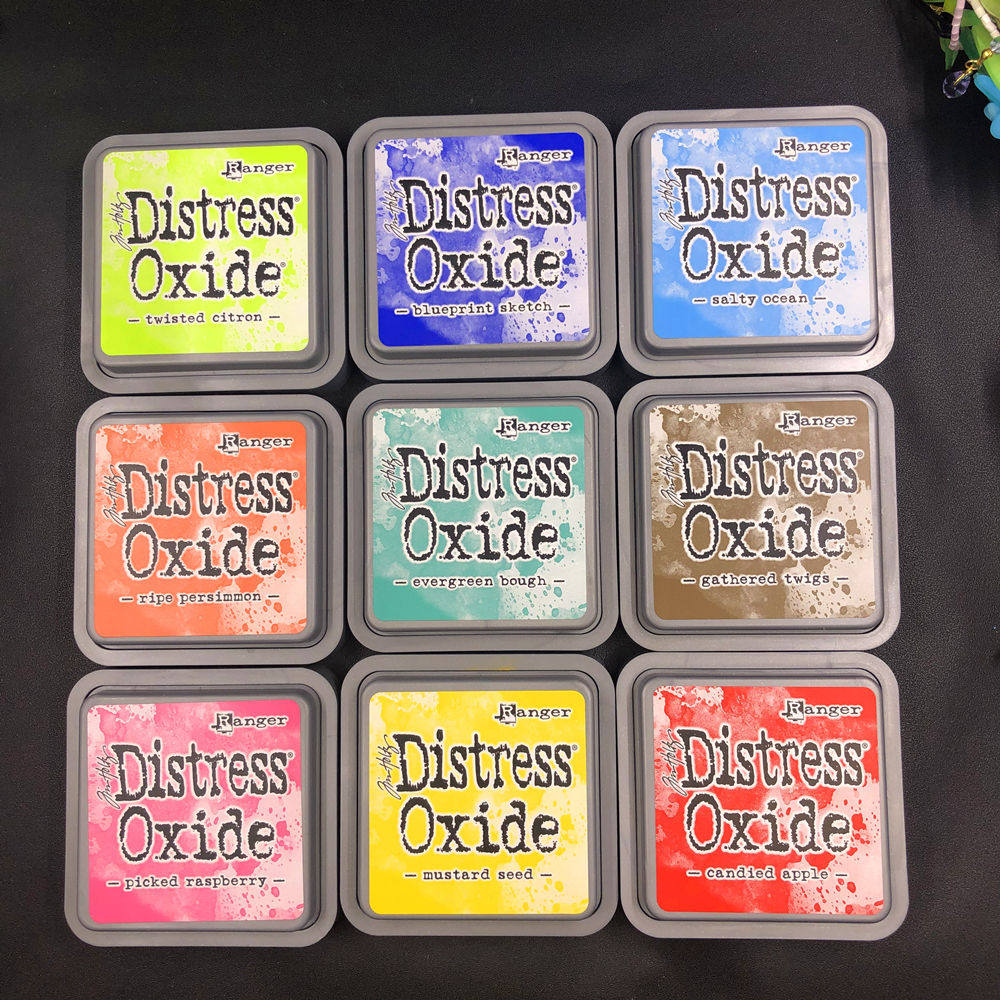 进口TimHoltz Ranger氧化印台晕染涂抹 染卡用印台Distress Oxide