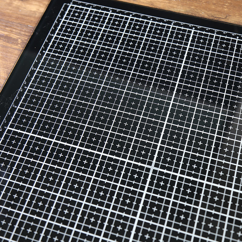 도장용 유리백판 염색용 스크랩북용 도말색혼합백판 배경판 염색카드판