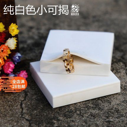 白色可揭5*5/10*6/10*10橡皮章雕刻橡皮砖 DIY双面纯色可揭