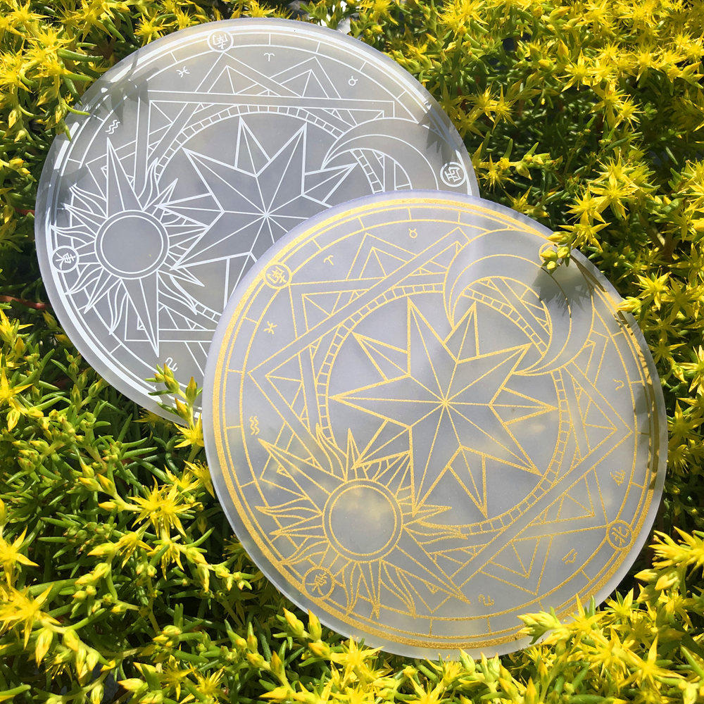 매직 어레이 패드 반투명 원형 핸드북 클리핑 커팅 가죽 고무 스탬프 작업 패드 고가 패드