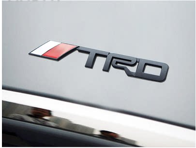 TRD标 GT86 锐志 凯美瑞 卡罗拉 汉兰达 车标 3D立体贴标 金属贴