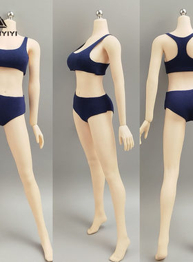 1/6运动背心短裤女兵人衣服6分BJD娃娃30CM可动模型素体手办娃衣