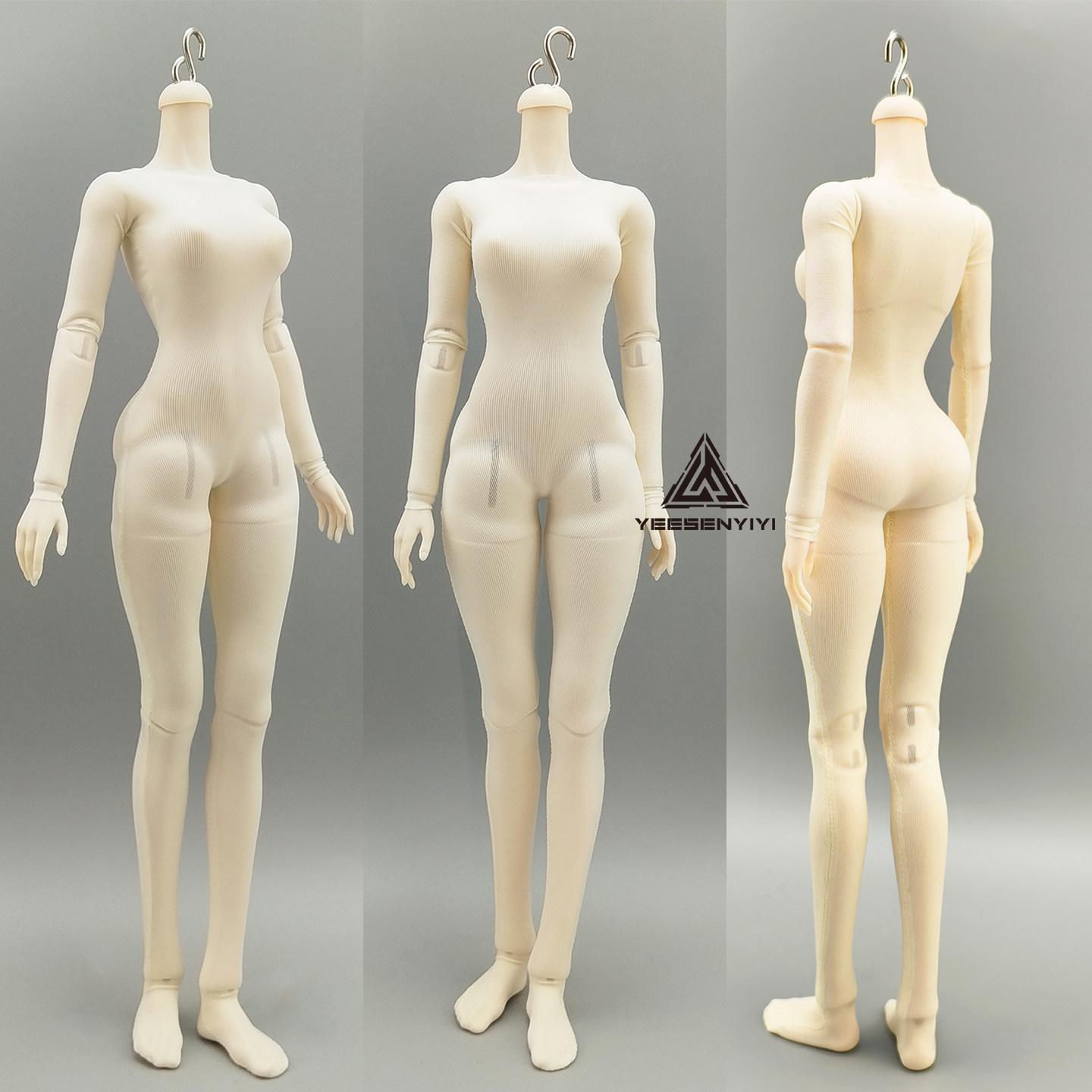 1/6小铃铛28CM女特六连体防染色服6分BJD素体娃衣肉色超弹打底衣